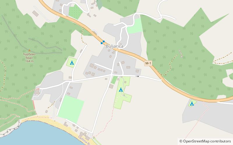 Buljarica location map