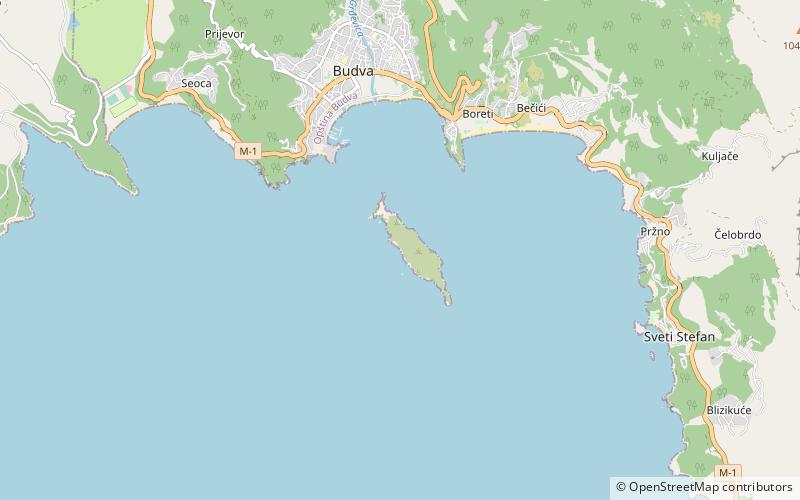 Isla Sveti Nikola location map