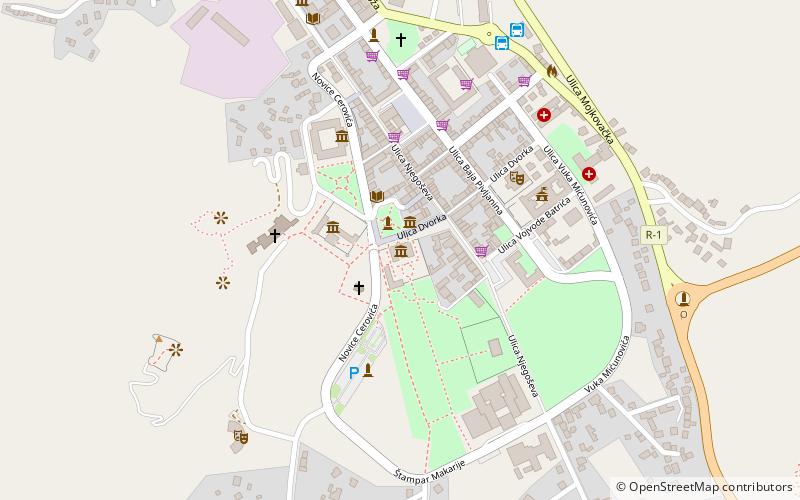 Cetinje Royal Palace location map