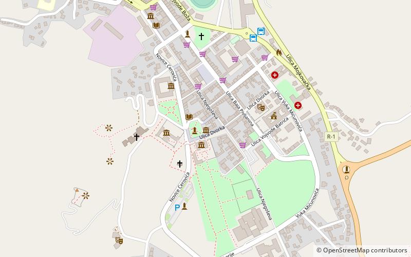 etnografski muzej crne gore cetinje location map