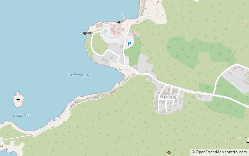 mirista herceg novi location map