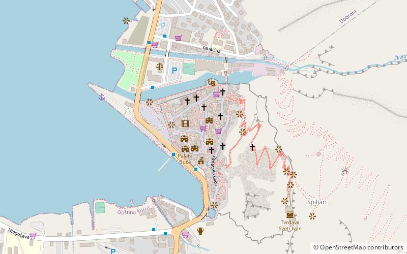 muzeum morskie kotor location map