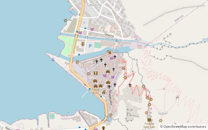Trg Sv. Luke location map