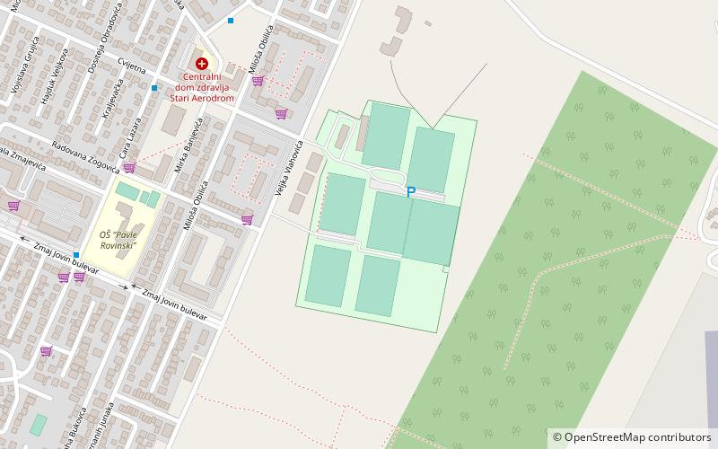 camp fscg podgorica location map