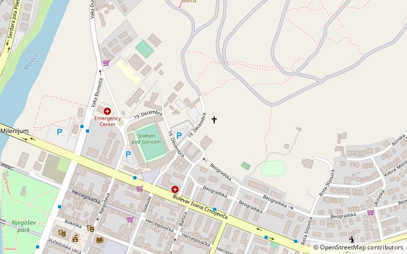 st georges church podgorica location map
