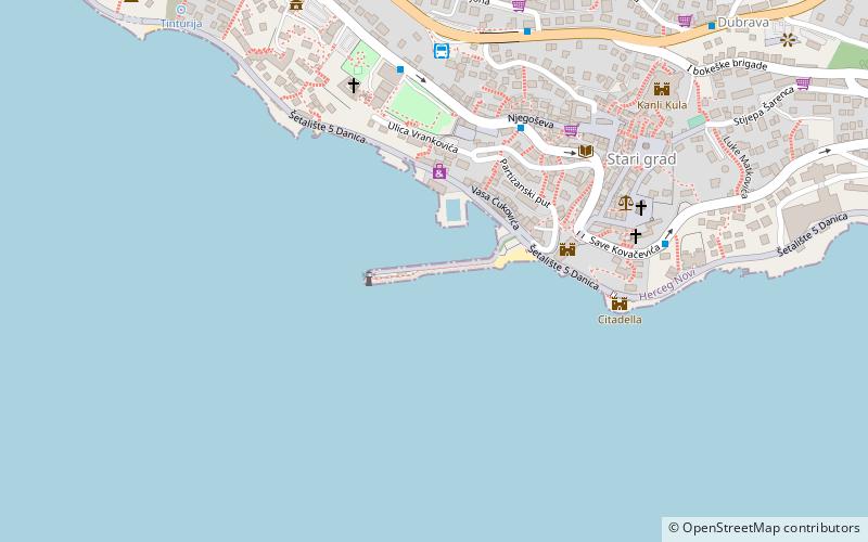 marina skver herceg novi location map