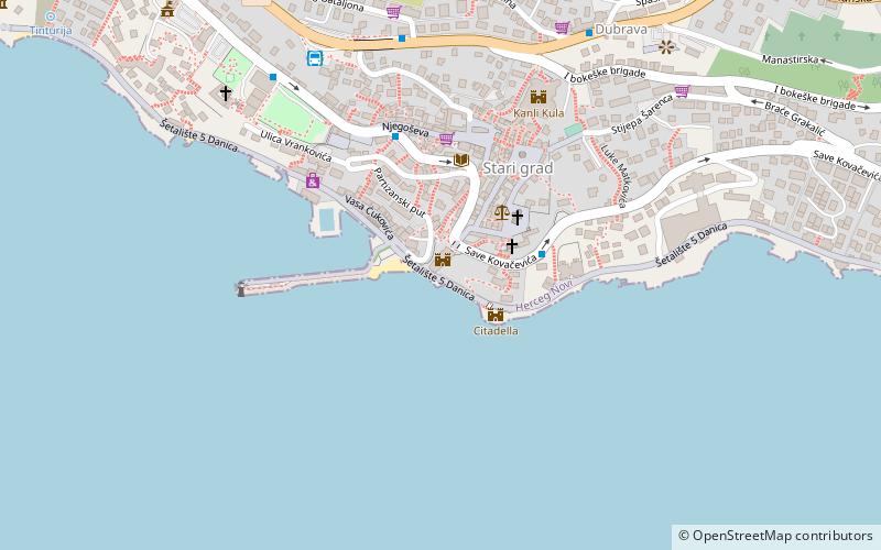 setaliste 5 danica herceg novi location map