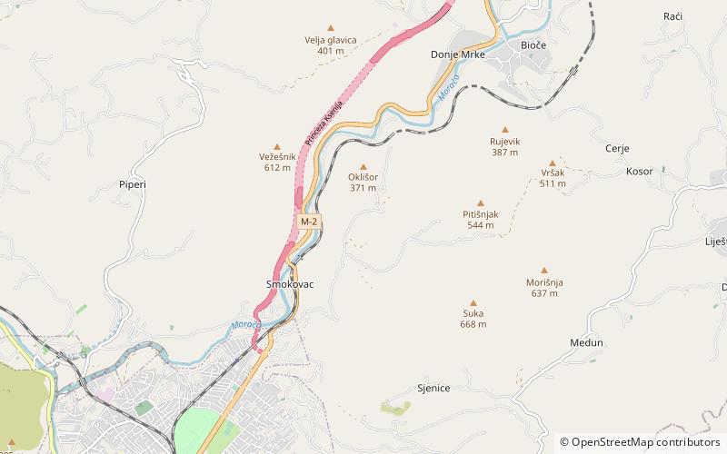 gemeinde podgorica location map