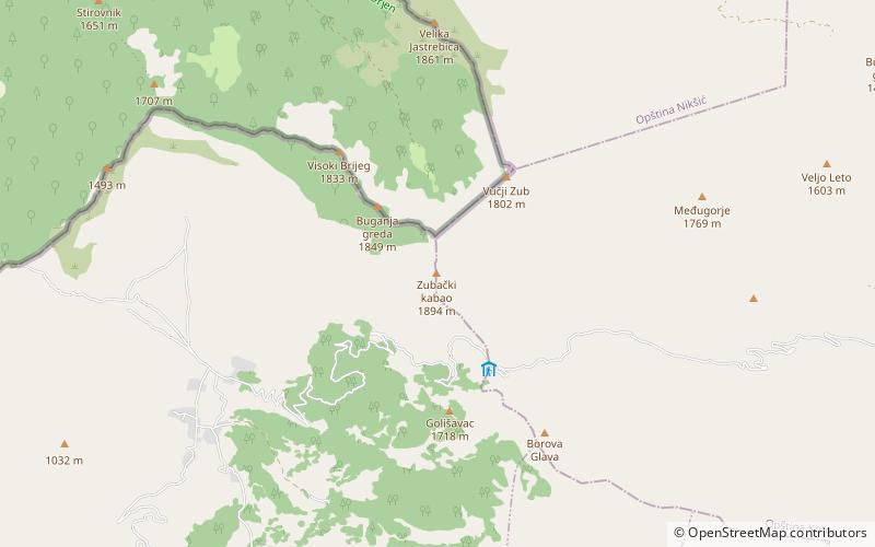 Zubački kabao location map