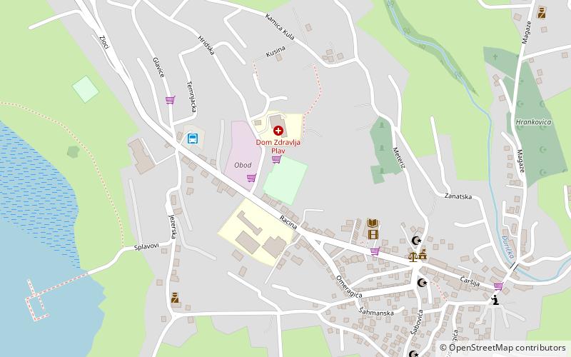 Stadion Pod Racinom location map
