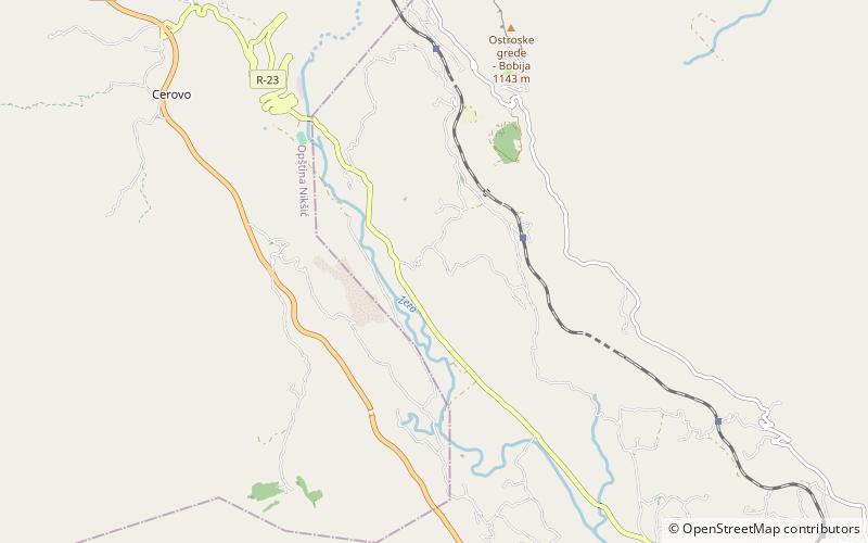 Llanura de Bjelopavlićka location map