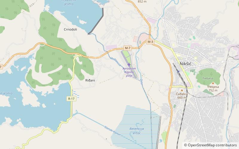 Mostanića roman bridge location map