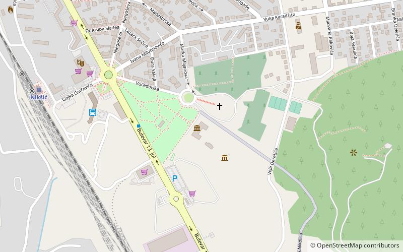 niksic royal palace location map
