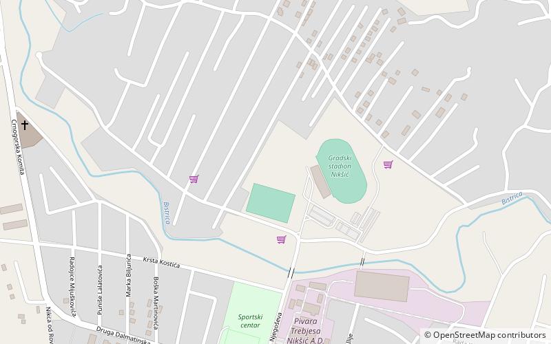 stadion zeljezare niksic location map