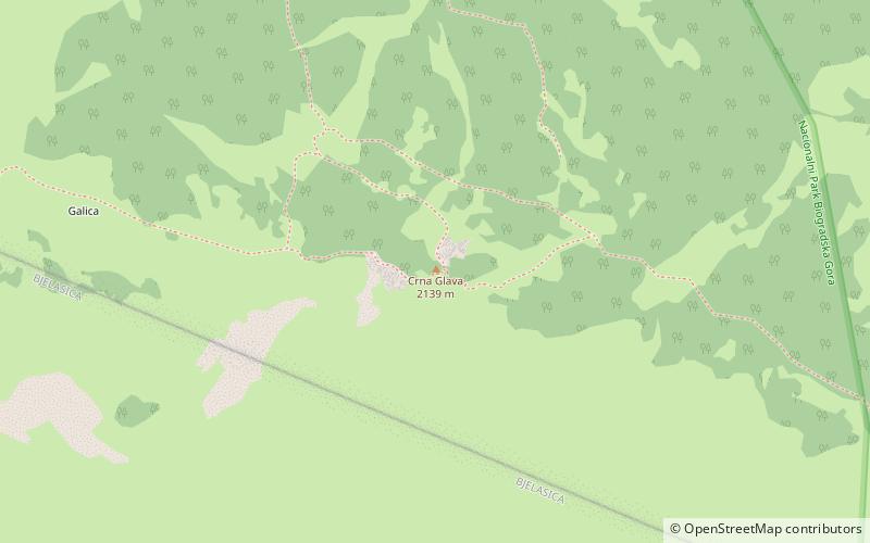 Crna Glava location map