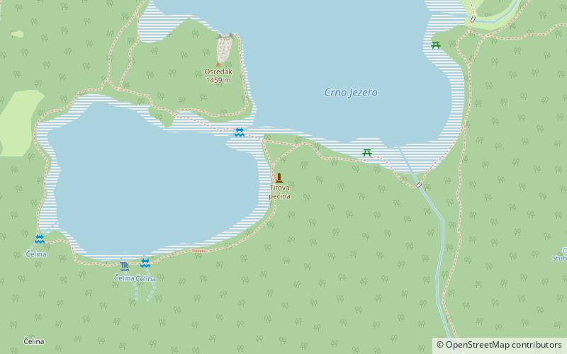 titova pecina durmitor national park location map
