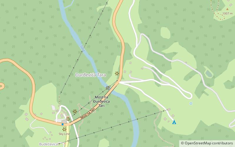 Red rock zipline location map