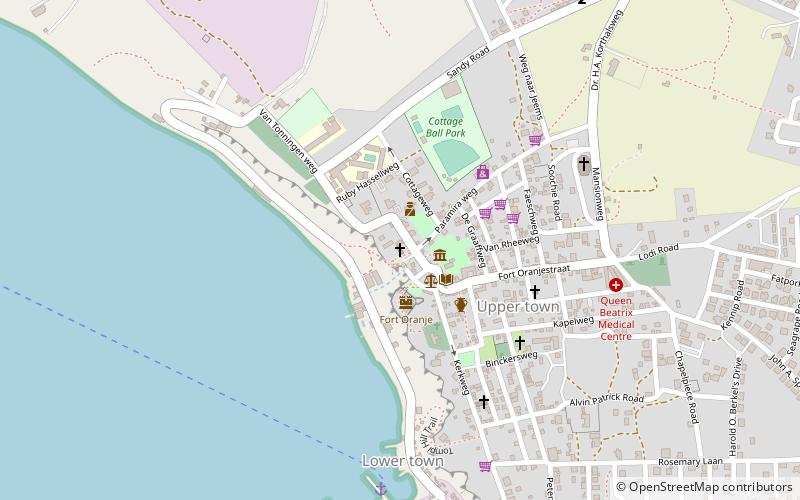 St. Eustatius Church location map