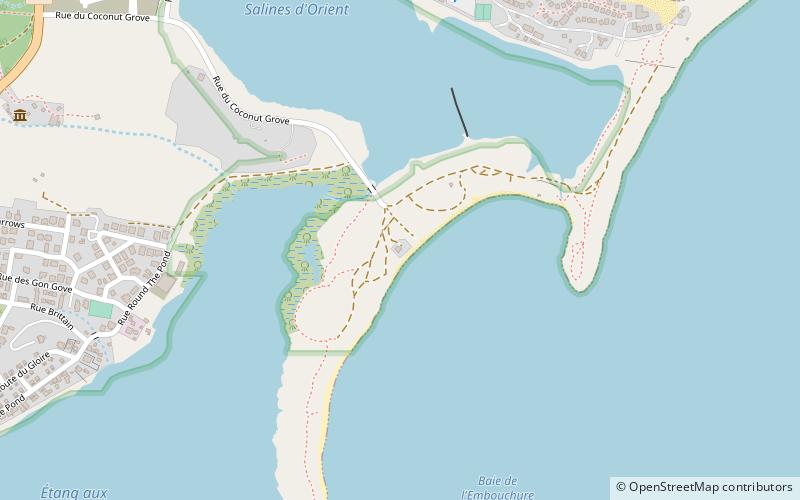 sxm windsurf club orient bay location map