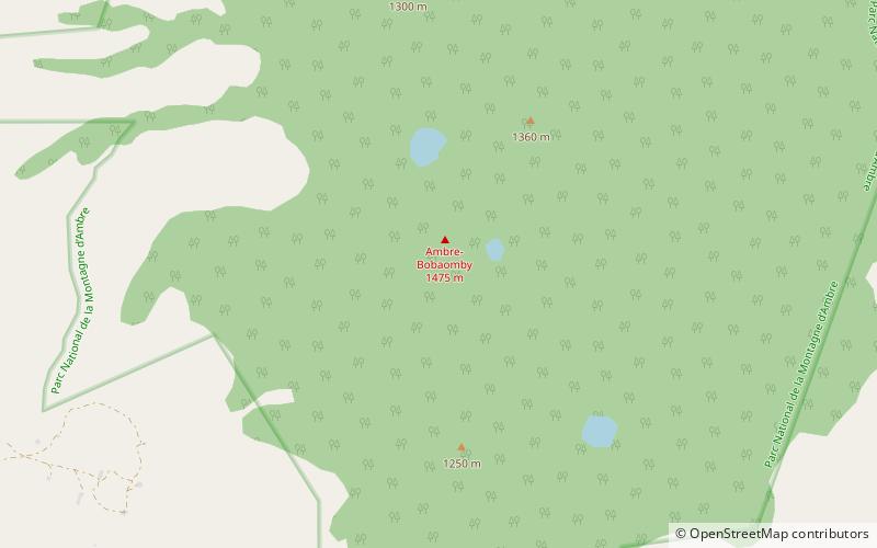 ambre bobaomby park narodowy montagne dambre location map