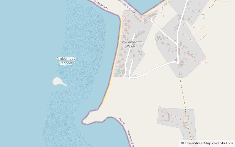 seaclub amarina nosy be location map