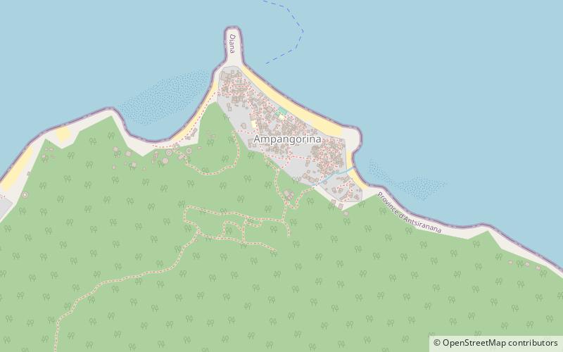 la reserve de lemuriens nosy komba location map