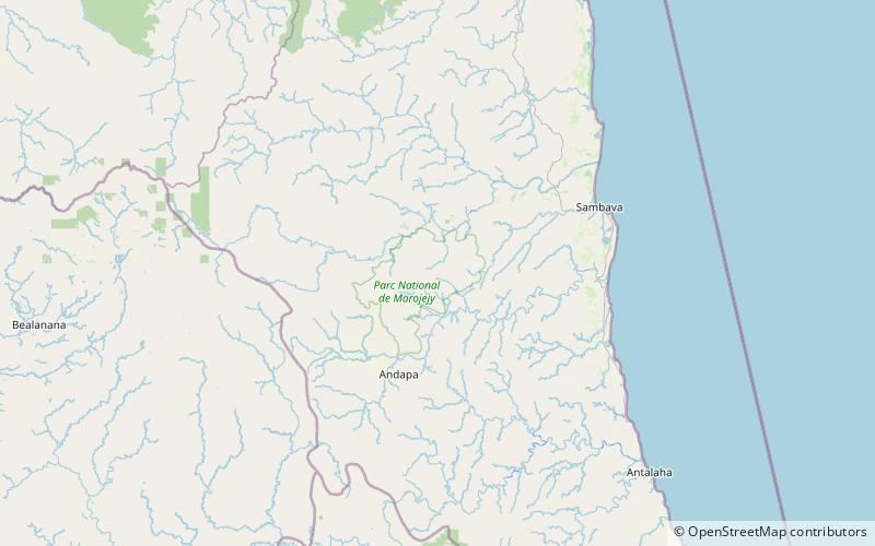 Humbert Falls location map