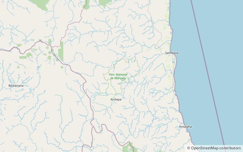 Lasy deszczowe Atsinanana location map