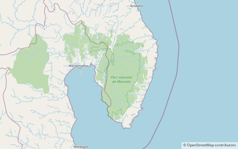 Parc national de Masoala location map