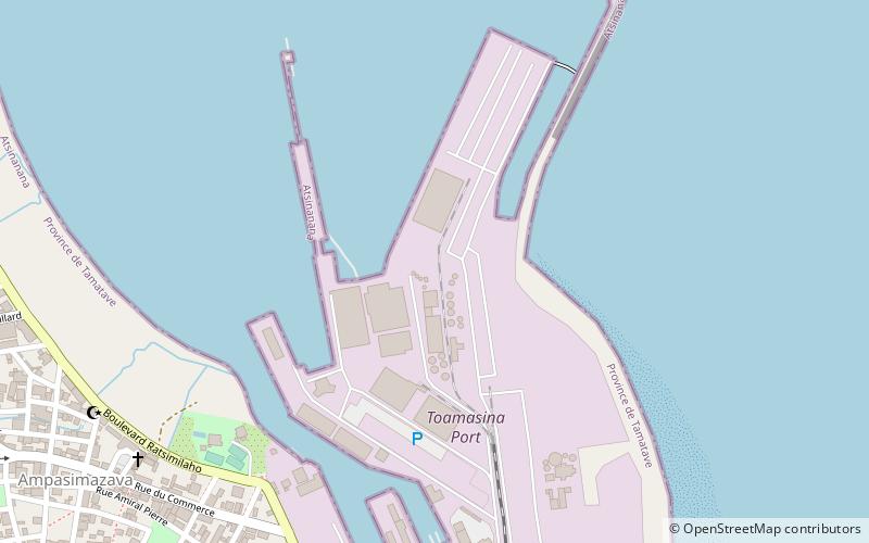 Toamasina Autonomous Port location map