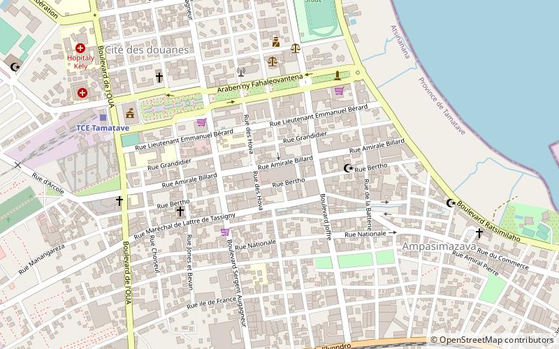 bazary be toamasina location map