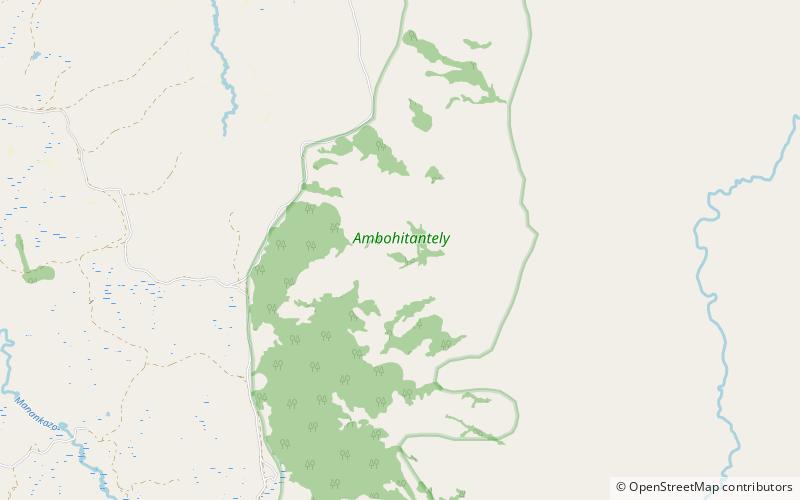 Ambohitantely Reserve location map