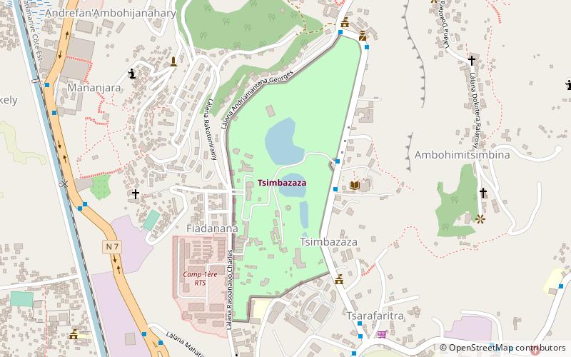 Tsimbazaza location map