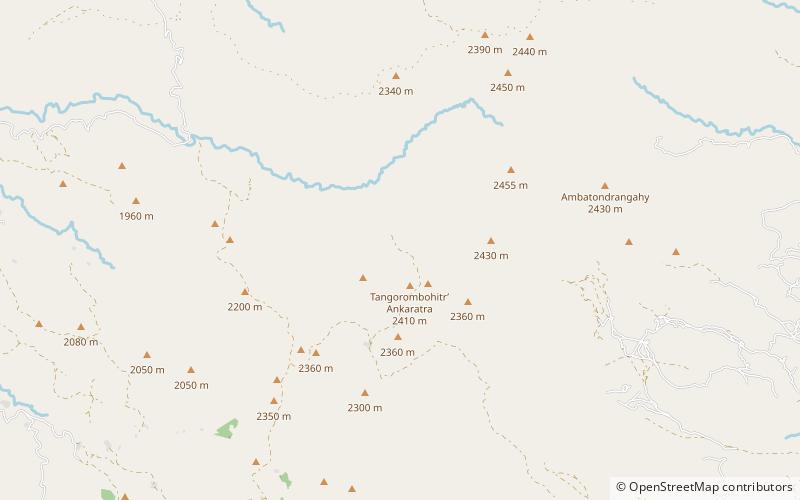 Madagascar ericoid thickets location map