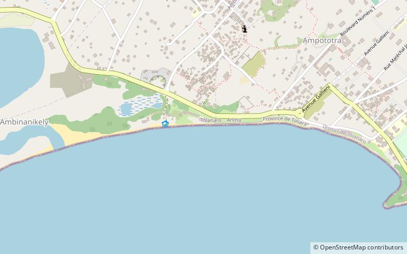 plage ankoba tolanaro location map