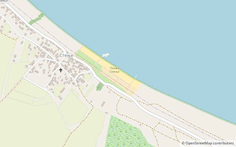 Stenje Beach location map