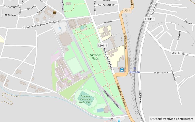 city park bitola location map