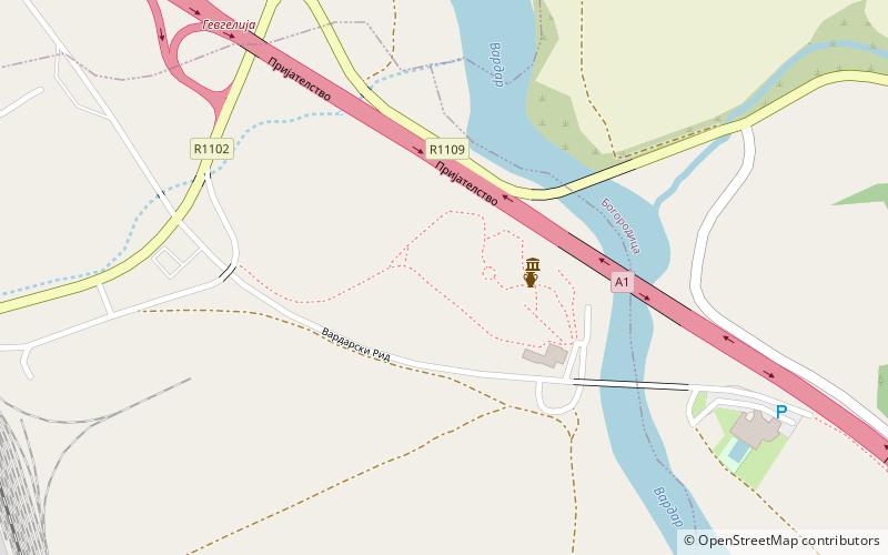 Vardarski Rid location map