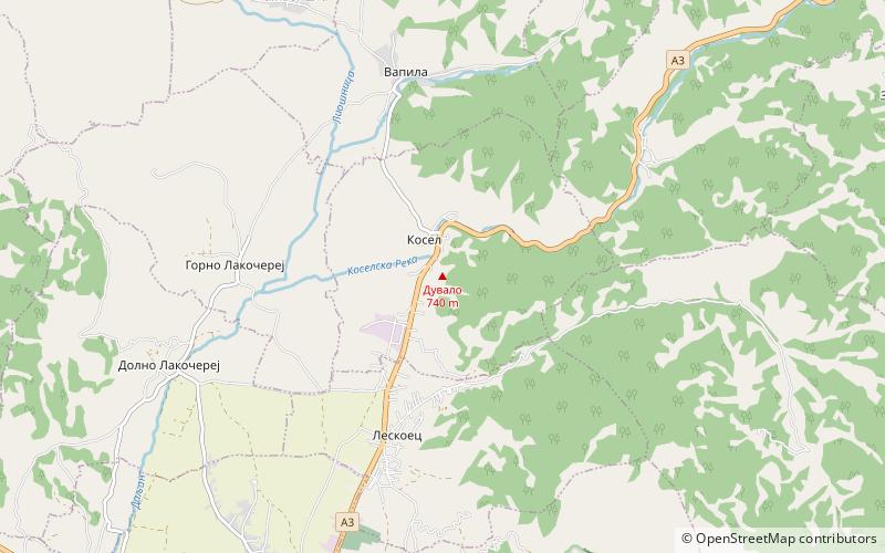 Duvalo location map