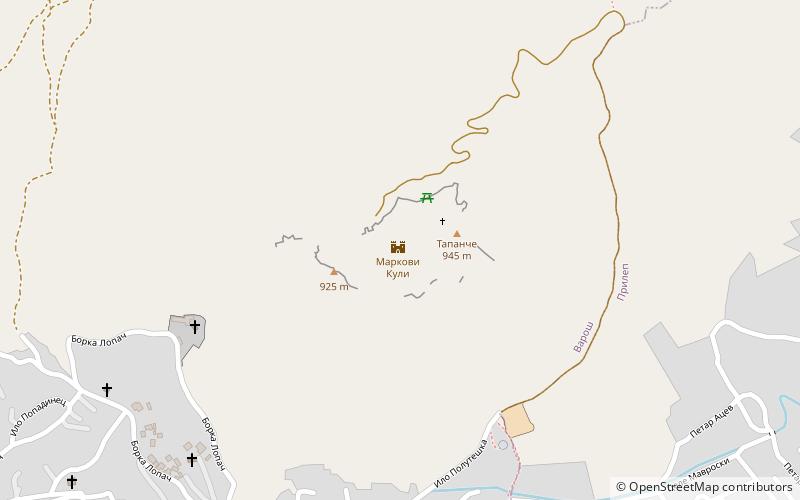 Markovi Kuli location map