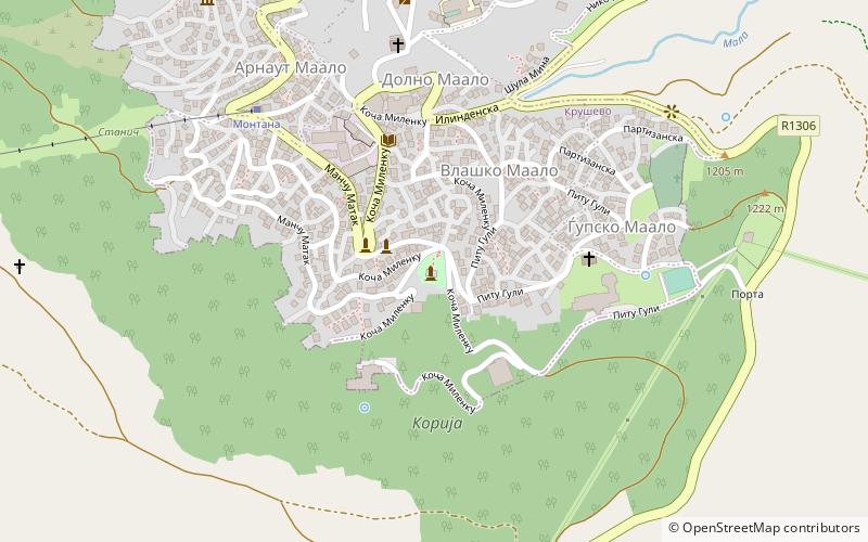 pitu guli krusevo location map