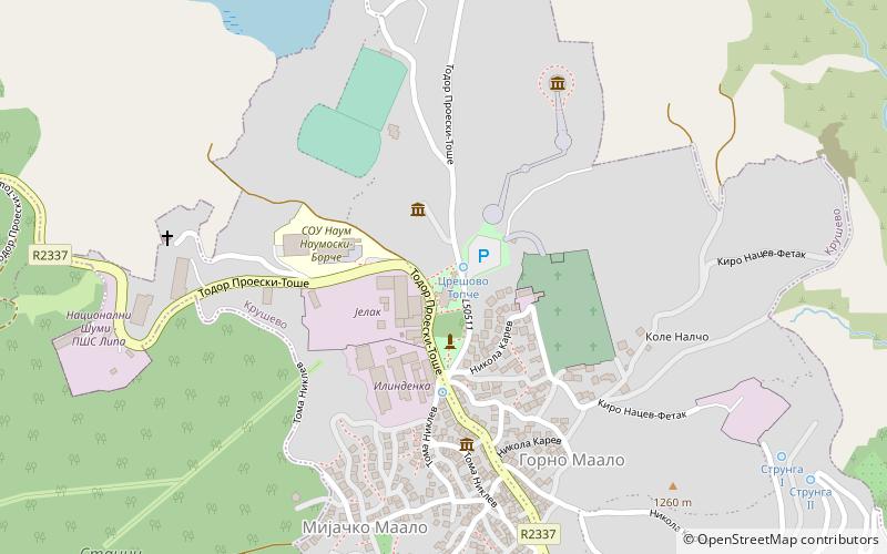 tose proeski memorial house krusevo location map