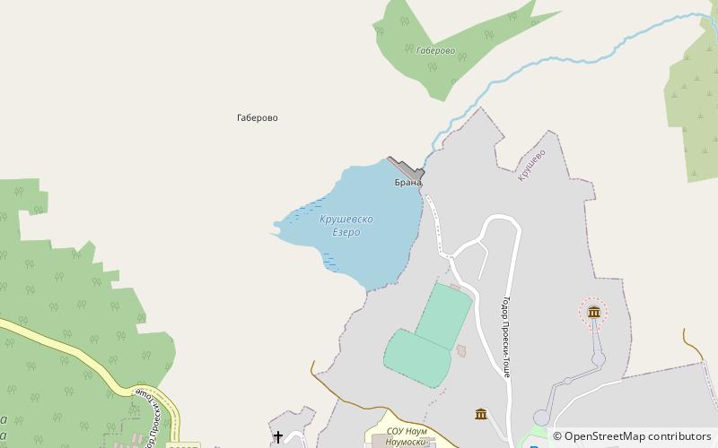 krusevo lake location map