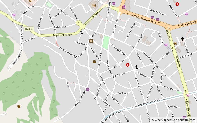 Strumica Museum location map