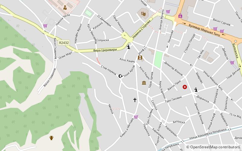 orta mosque strumica location map