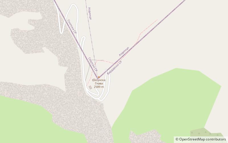 Jakupica range location map