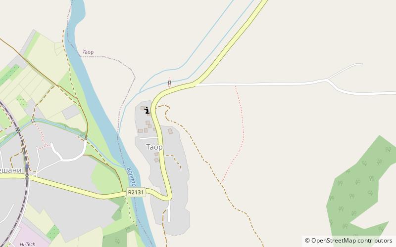 Taor location map