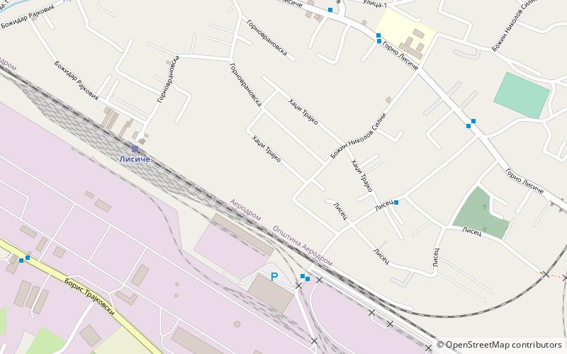 Gorno Lisiče location map