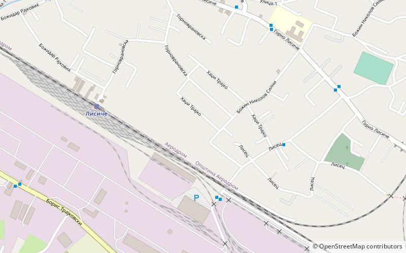 gorno lisice skopje location map