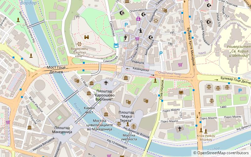 National Gallery location map